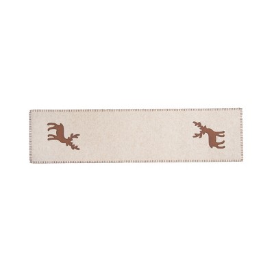 C&F Home 47.24" x 11.81" Felt Reindeer Runner