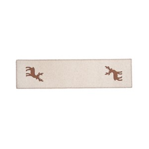 C&F Home 47.24" x 11.81" Felt Reindeer Runner - 1 of 3