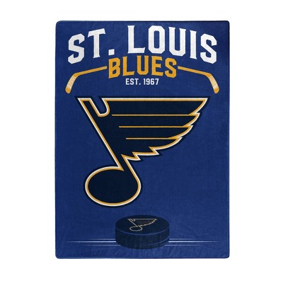 60" x 80" NHL St. Louis Blues Raschel Throw Blanket