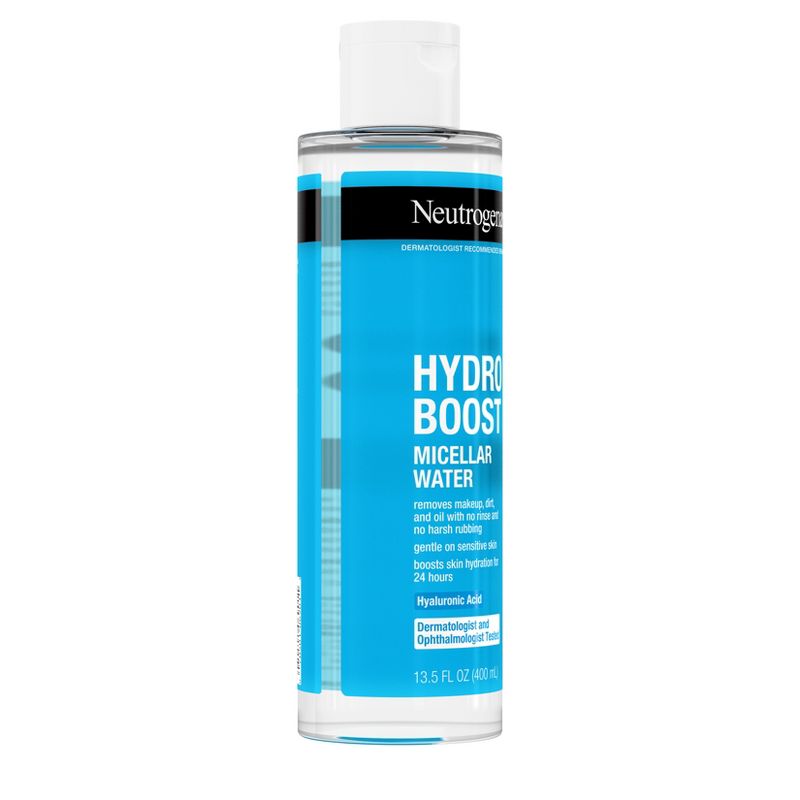 Neutrogena Hydro Boost Triple Micellar Water Face Cleanser with Hyaluronic Acid - 13.5 fl oz, 4 of 11