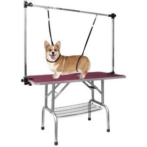 36 Inch Dog Grooming Table with Adjustable Height & Arm, 330Lb Static Weight Capacity for Small to Large Dogs, Pet Grooming Station for Home Use - 1 of 1