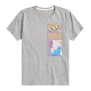 Boys' - Sesame Street - Comic Scene - Kids Lc Oversized Infant Short Sleeve Graphic T-Shirt Short Sleeve Graphic T-Shirt - 1 of 4
