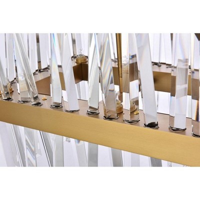 Serephina Satin Gold 16-Light Crystal Chandelier