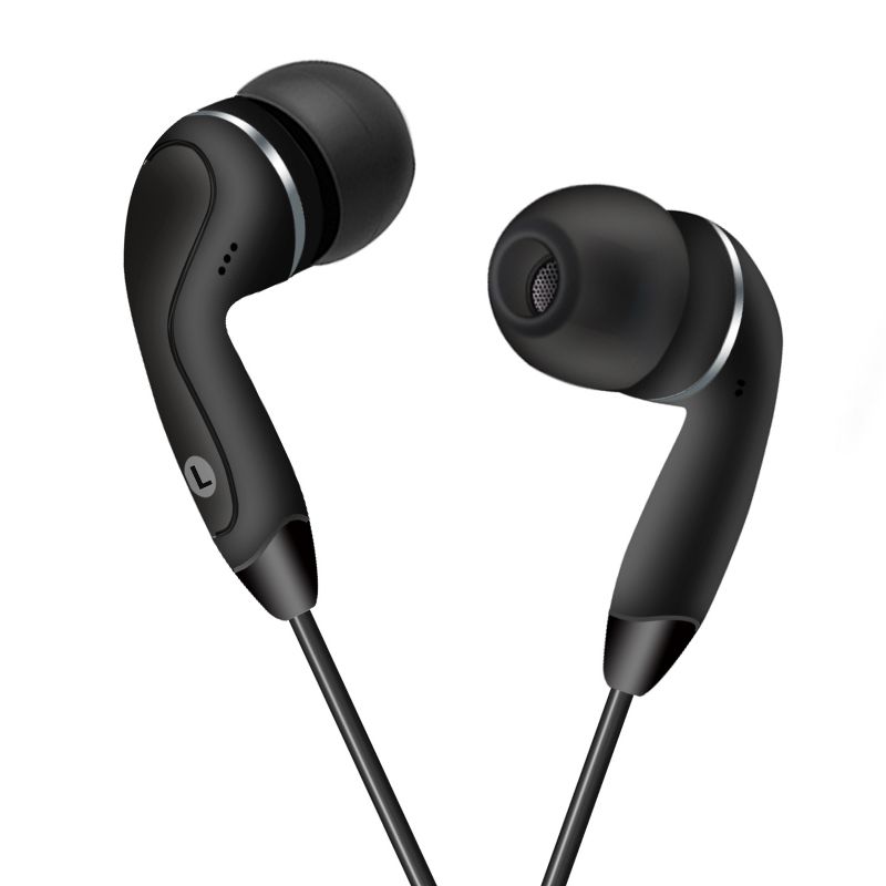 REIKO IN-EAR HEADPHONES WITH MIC FOR IOS IN BLACK, 4 of 5