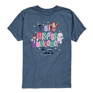 Boys' - Rudolph - All Misfits Welcome Short Sleeve Graphic T-Shirt - 1 of 4