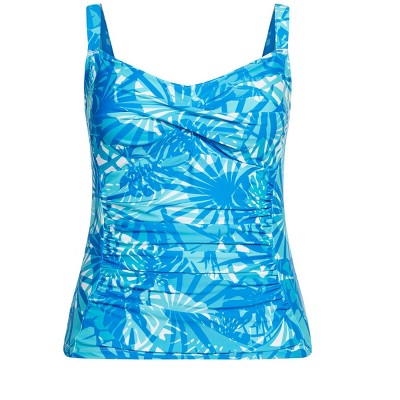 Avenue | Women's Plus Size Twist Print Tankini - Tenerife Palm - 28w ...