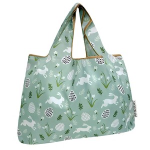Wrapables Large Foldable Tote Nylon Reusable Grocery Bags - 1 of 4
