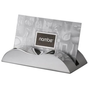 Nambe Wave Business Card Holder - 1 of 4
