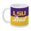 LSU Dad Ceramic Coffee Mug Novelty Gift Mugs for Coffee Tea and Hot Drinks 11oz White - 3 of 4