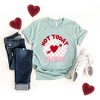 Simply Sage Market Women's Not Today Cupid Checkered Short Sleeve Graphic Tee - 3 of 4