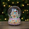Northlight Gingerbread House Musical Christmas Snow Globe - 6.5" - 2 of 4