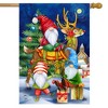 Briarwood Lane Christmas House Flag 40x28 For Outdoor Happy Holiday Gnomes For Christmas House Flag - 2 of 4