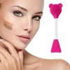 Unique Bargains Smooth Fan-shaped Facial Mask Brush 2 Pcs - 2 of 4