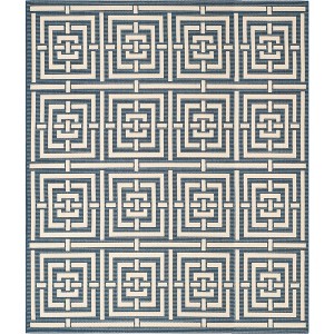 Courtyard CY6937 UV & Stain Resistant Non-Shedding Power Loomed Indoor/Outdoor Rugs - Safavieh - 1 of 4