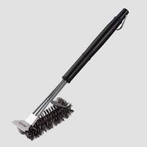 Royal Gourmet 17'' Grill Cleaning Stainless Steel Brush and Scraper With Wire Bristles - 1 of 3