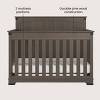 Child Craft Redmond Full Panel Crib, Changing Table Dresser & Chest 4 Piece Nursery Set (Dapper Gray) - 4 of 4