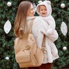 Luli Bebe Monaco Diaper Bag Backpack, Made from Luxury Materials with Stylish Exterior, Spacious Interior for all Baby Products - 3 of 4