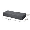 Coolbibila-Furniture Covers Made Of Top-Quality Waterproof Fabric, Patio Chaise Lounge Covers Crafted From 100% Polyester, Patio Covers - 4 of 4