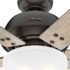 52" Highdale Ceiling Fan with Remote Bronze: WhisperWind Motor, ETL Listed - Hunter Fan - image 4 of 4