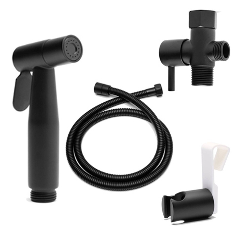 Photos - Other Bathroom Accessories Brondell Clean Spa Luxury Hand Held Bidet Bathroom Hardware Set Matte Black - Brond 