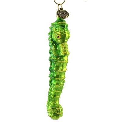 Blu Bom 5.0" Green Seahorse Sea Christmas Ornament Ocean  -  Tree Ornaments