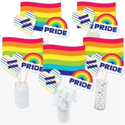 Party Décor Party Supplies Love is Love Gay Pride Printed on Sturdy ...