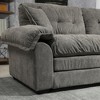 84" Chenille Deep-Seat 2-Seater Sofa with Pillows - 3 of 4
