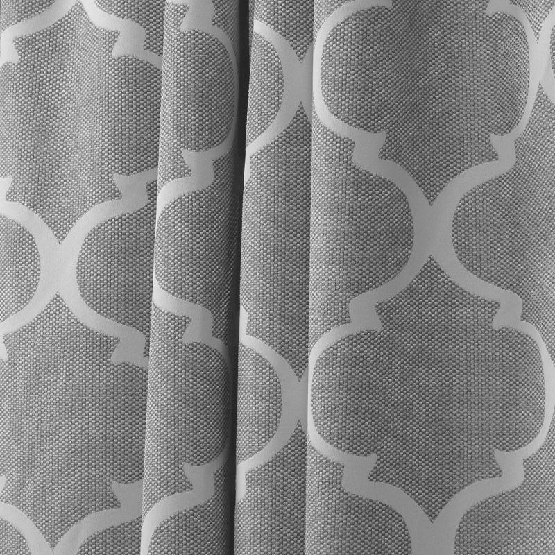 Treillage Back Tab Blackout Window Curtain Panels - Exclusive Home, 4 of 10