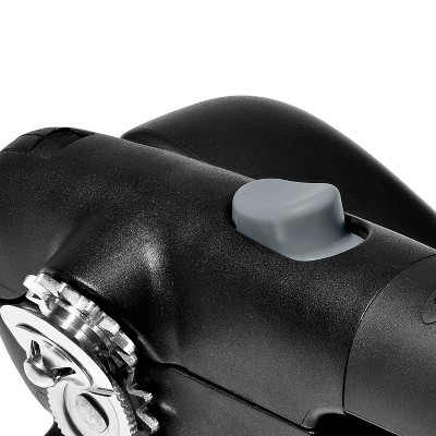 OXO Black Stainless Steel Snap-Lock Can Opener with Ergonomic Handle