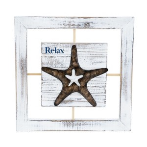Beachcombers Relax Cut Out Coastal Plaque Sign Wall Hanging - 1 of 2
