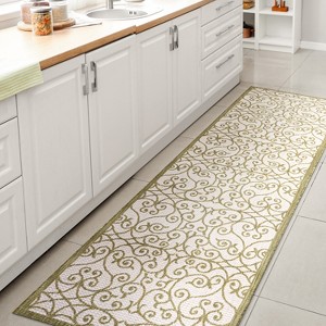 JONATHAN Y Madrid Vintage Filigree Textured Weave Indoor/Outdoor Area Rug - 1 of 4
