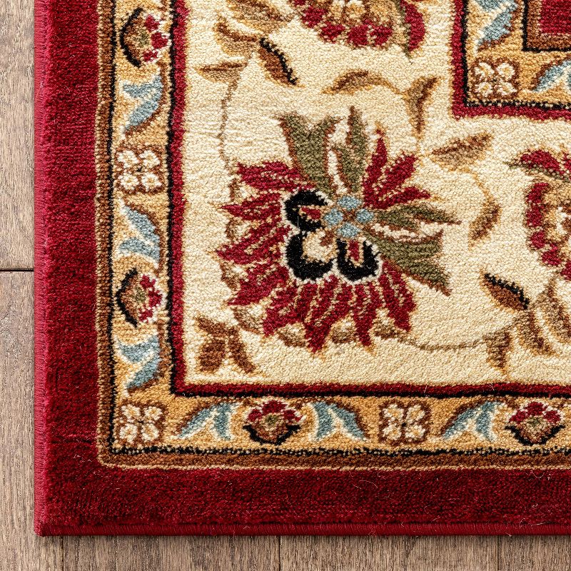 Well Woven Sultan Sarouk Oriental Persian Floral Formal Traditional Modern Classic Thick Soft Area Rug, 5 of 10