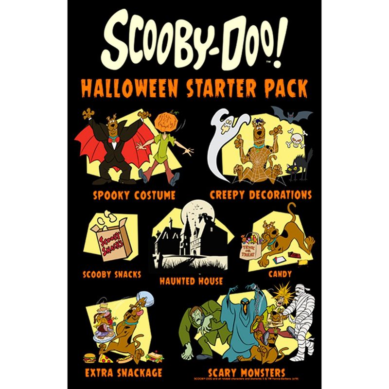 Men's Scooby Doo Halloween Starter Pack T-Shirt, 2 of 6
