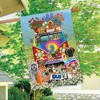 Groovy Pups Spring House Flag Hippies Dogs Humor 28" x 40" Briarwood Lane - 4 of 4