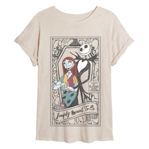 Women's - Disney - Simply Meant To Be Oversized Graphic T-Shirt - 1 of 4