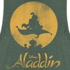Juniors Womens Aladdin Magic Carpet Ride Silhouette Festival Muscle Tee - 2 of 4