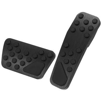  zipelo Accelerator Gas and Brake Pedal Covers, No Drilling  Automatic Brake and Gas Accelerator Pedal Kit, Car Non-Slip Aluminum Alloy  Foot Pedal Pads, Universal Car Replacement Accessories (Black) : Automotive
