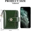 FATMOON  Women’s RFID Blocking Leather Wallet - Genuine Leather Small Bifold with Zipper Pocket & ID Window for Daily Use,Travel,Gift - 3 of 4