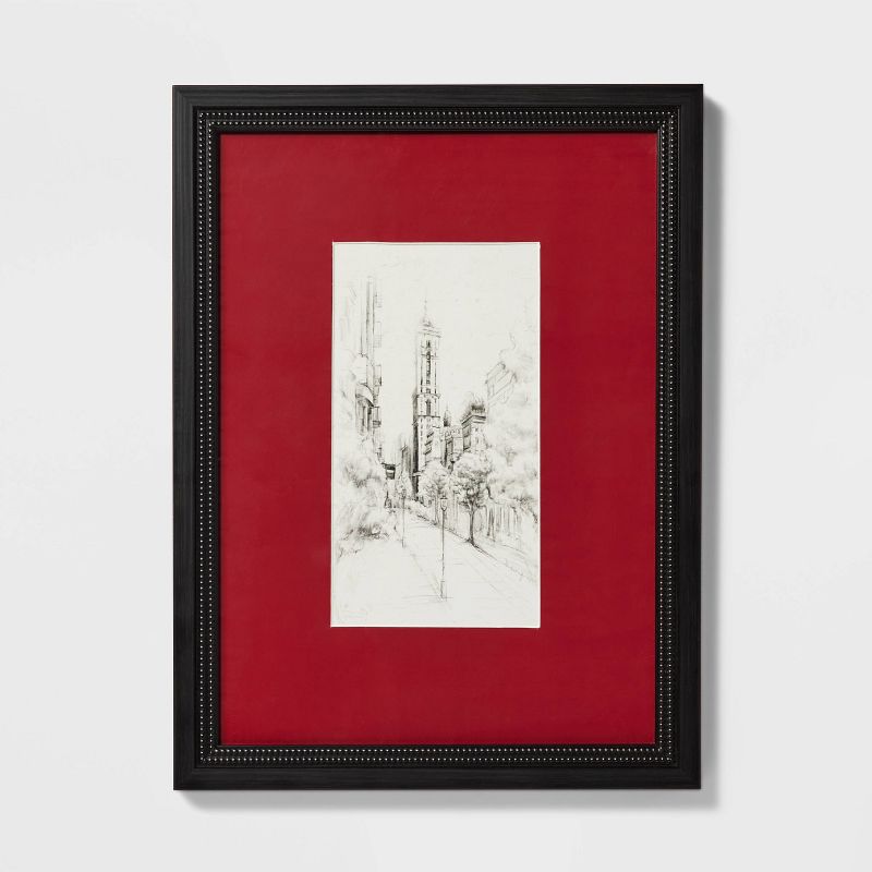 18&#34; x 24&#34; Vintage City Sketch Framed Wall Art - Threshold&#8482; designed with Studio McGee, 1 of 5