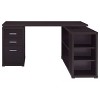 NicBex Modern Solid Wood Computer Desk with Drawers & Shelves,Teens Student Writing Desk,Home Office Desk for Study,Studio - 4 of 4