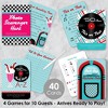 Big Dot of Happiness 50’s Sock Hop - 4 1950s Rock N Roll Party Games - 10 Cards Each - Gamerific Bundle - 2 of 4