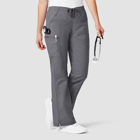 Women's Cargo Graphic Pants - Gray Xxl : Target