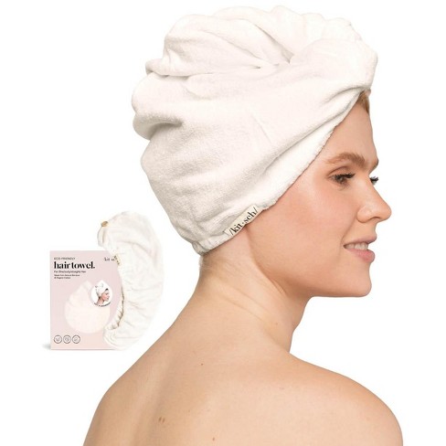 Kitsch Quick Dry Hair Towel Eco White Target