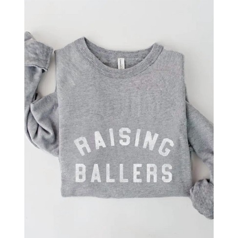 Women's Raising Ballers Graphic Sweatshirt - OAT COLLECTIVE - image 1 of 1