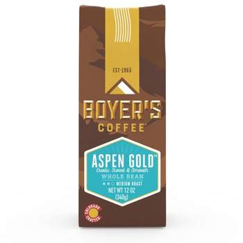 Boyer's Coffee Aspen Gold Medium Roast Whole Bean Coffee - 12oz