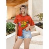 LA LEELA Button Down Shirt Casual Summer Beach Party Blouse Shirt Hawaii Blouses Short Sleeve Vacation Dress Tops Tee Hawaiian Shirts - 4 of 4
