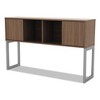 Alera Alera Open Office Desk Series Hutch, 59w x 15d x 36.38h, Modern Walnut - 3 of 4