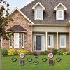 Big Dot of Happiness Omg, You're Getting Married - Diamond Ring Lawn Decorations - Outdoor Engagement Party Yard Decorations - 10 Piece - 2 of 4
