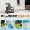 Hyleory HDPE Modern Resin Rocking Chair, Extra Wide Outdoor Adirondack Chair - 4 of 4