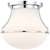 Nuvo Lighting Valdora 1 - Light Flush Mount in  Polished Nickel - 2 of 4